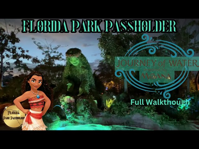 Video thumbnail for Journey of Water Inspired By Moana: Full Attraction walkthrough 2023 Epcot