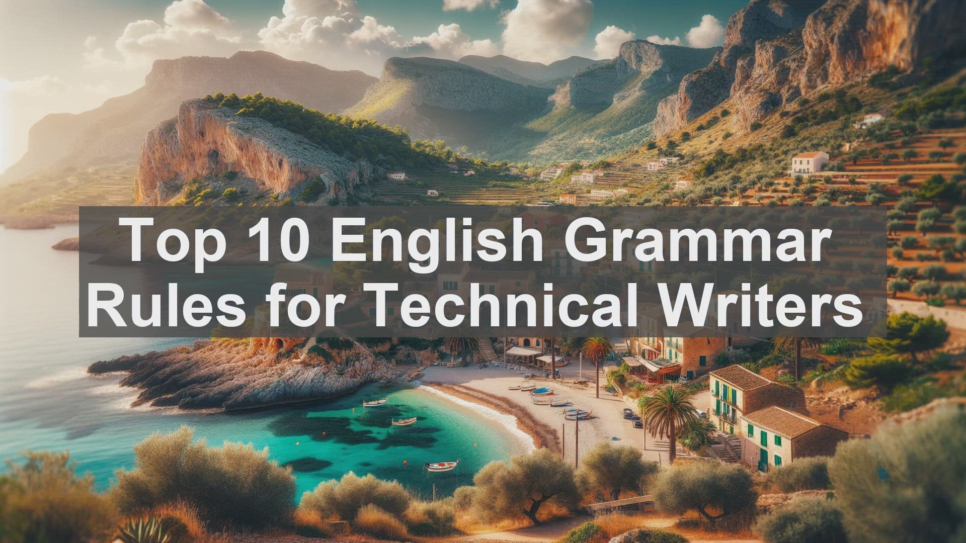 'Video thumbnail for Top 10 English Grammar Rules for Technical Writers'
