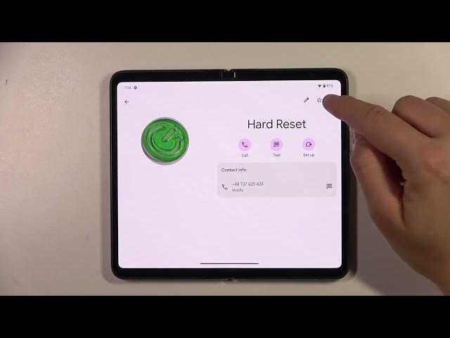 Video thumbnail for How to Assign Ringtone to Contact on GOOGLE Pixel Fold - Personalize Contacts