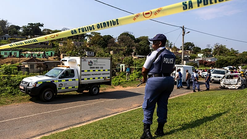 Video thumbnail for At least 27 people killed in two mass shootings in South Africa