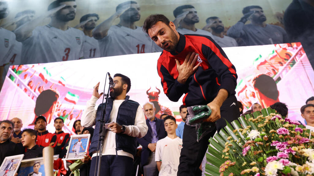 Video thumbnail for Iran holds farewell ceremony for 2026 World Cup football team