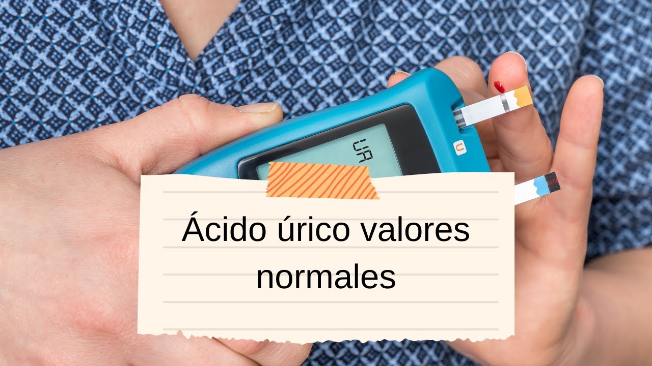 'Video thumbnail for Ácido úrico valores normales: video blog'