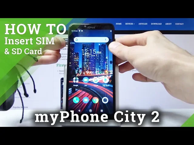 Video thumbnail for How to Install SIM & SD Card in myPhone City 2 – Insert Nano SIM & Micro SD