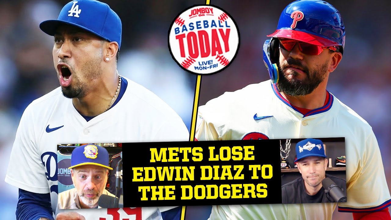 Video thumbnail for Edwin Diaz signs with the DODGERS and Kyle Schwarber returns to Philly | Baseball Today