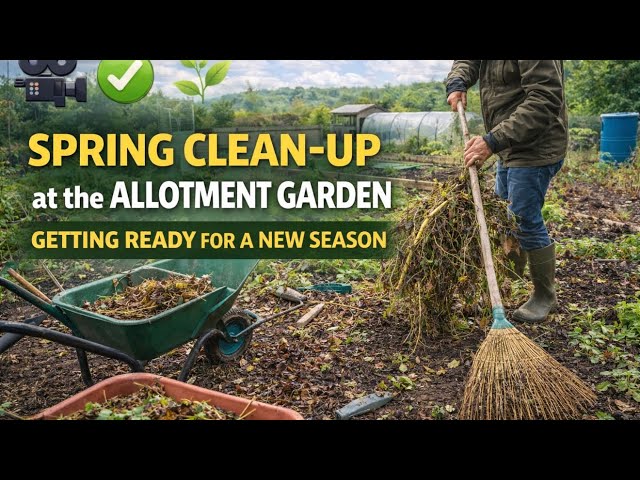 Video thumbnail for 🎥 ✅ 🌿 Spring Clean-Up at the Allotment Garden 🧹 | Getting Ready for a New Season