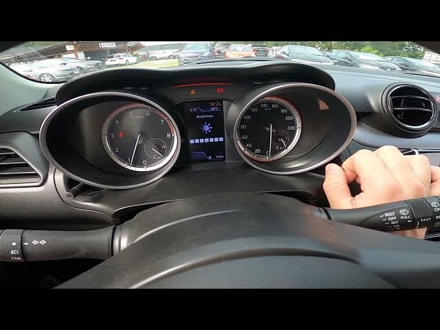 Video thumbnail for How to Change Speedometer Brightness Level in Suzuki Swift VI (2017 – now) - Adjust Brightness