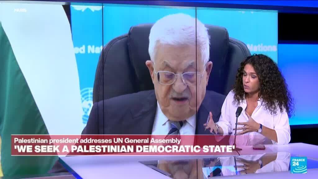 Video thumbnail for Threat to 'life and existence': Major takeaways from Palestinian president's UN speech