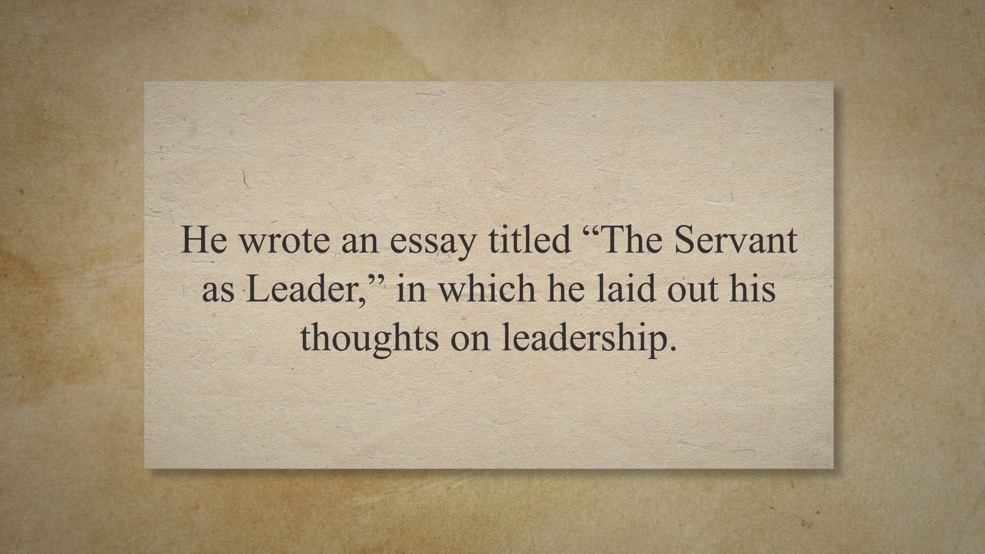 Video thumbnail for The 3 Main Principles Of Servant Leadership