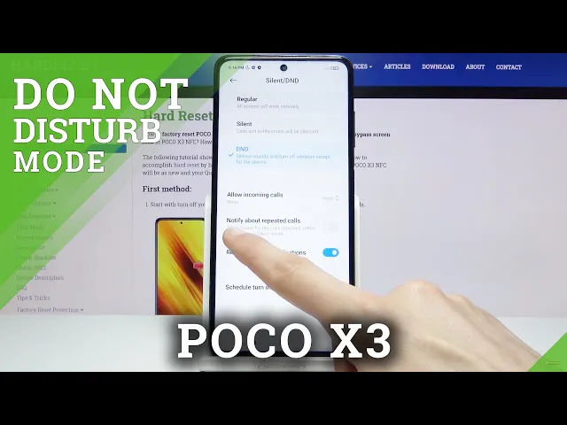 Video thumbnail for How to Activate DND Mode in POCO X3 – Do Not Disturb Mode