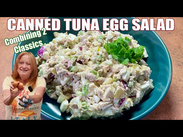 Video thumbnail for TAKING CANNED TUNA AND EGGS TO ANOTHER LEVEL Make Canned Tuna Egg Salad