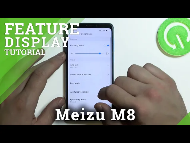 Video thumbnail for MEIZU M8 – How to Find & Manage Display Settings