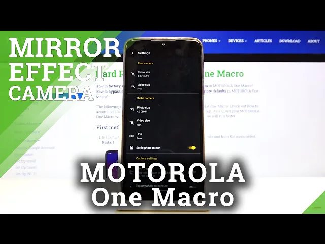 Video thumbnail for How to Activate Camera Mirror Effect on Motorola One Macro – Switch On/Off Mirror Effect