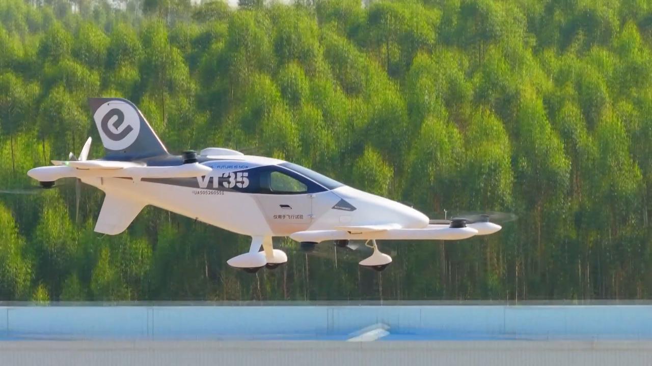 Video thumbnail for China: Flying cars take off in China.