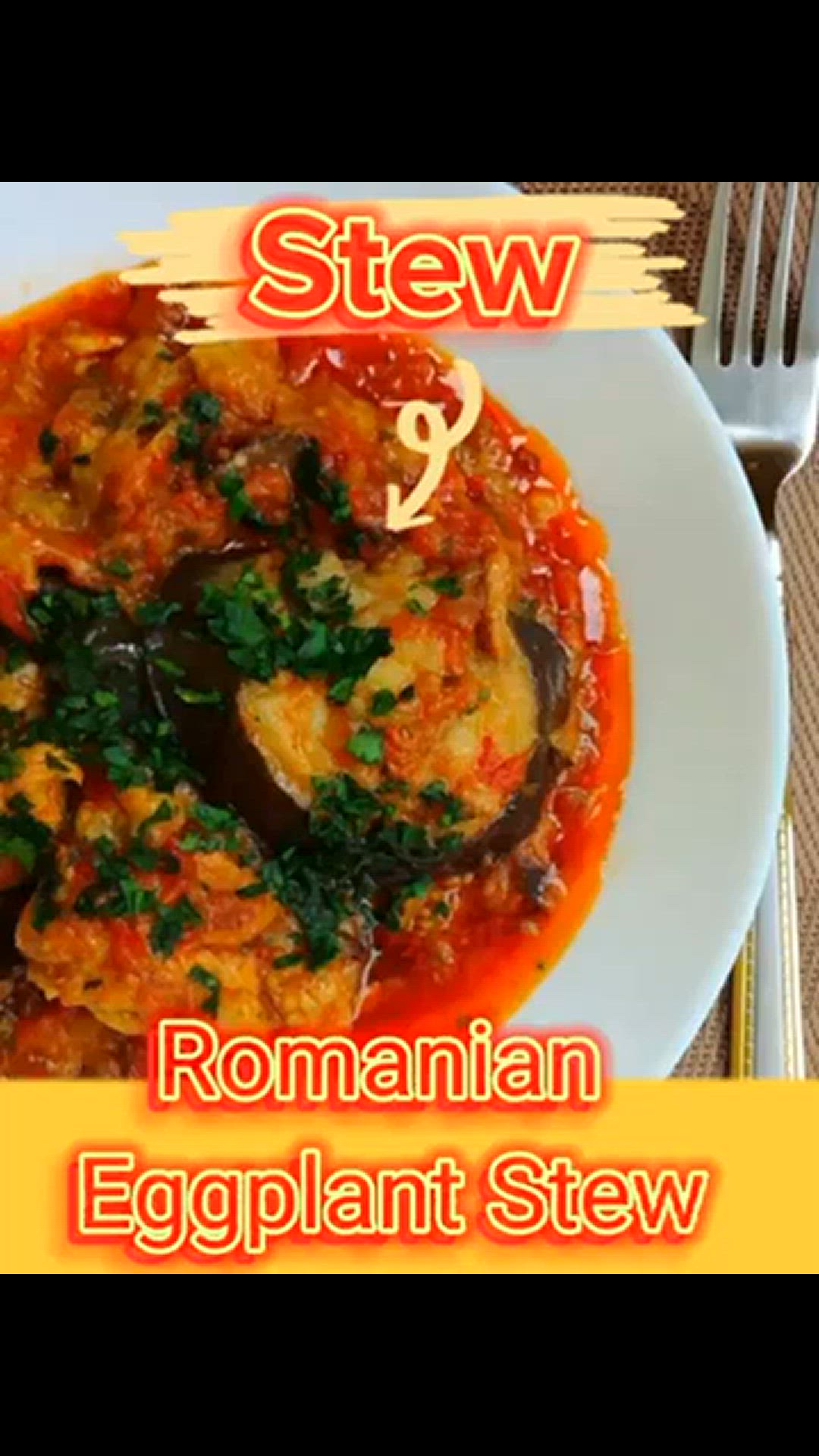 Video thumbnail for Romanian Eggplant Stew
