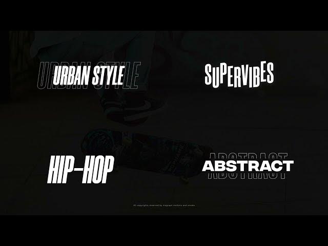 15 Urban Titles | Title Intro Animation for After Effects | Open Video