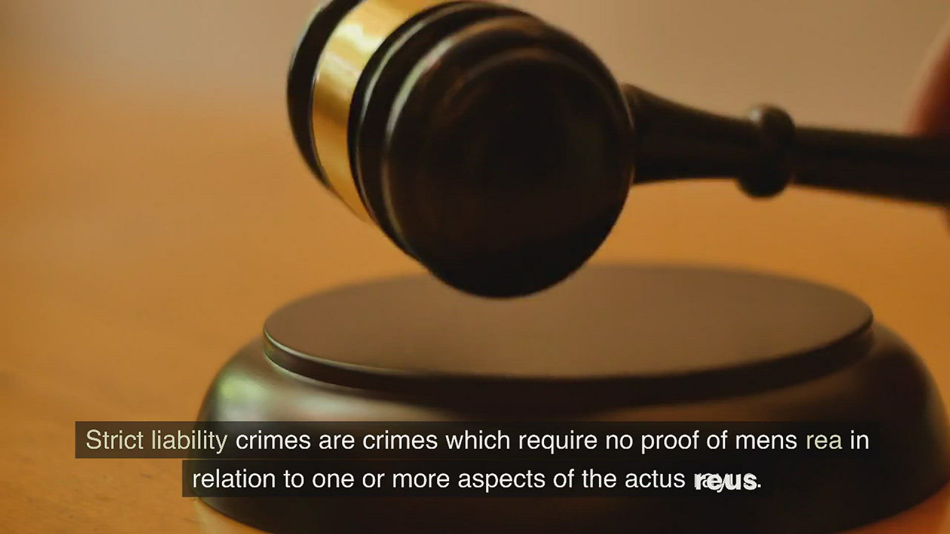 Video thumbnail for Strict liability