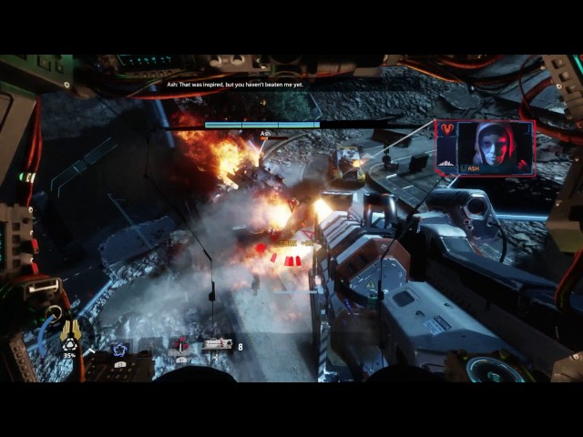 Video thumbnail for Titanfall 2 - Into The Abyss: Ash Ronin Bossfight (Apex Predators Pilot) (Brute BT Gameplay) PS4