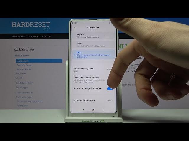 Video thumbnail for How to Activate Do Not Disturb Mode in XIAOMI Mi Mix 2S – Change Audio Mode