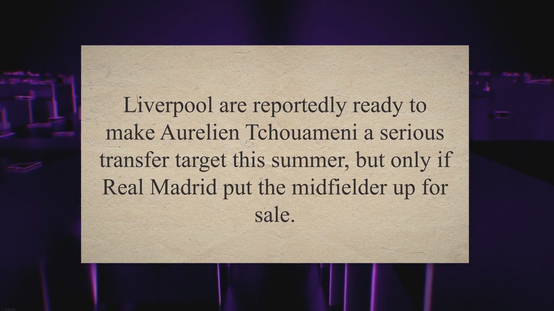 Video thumbnail for Report: Liverpool now ready to make £90m Real Madrid player a serious transfer target