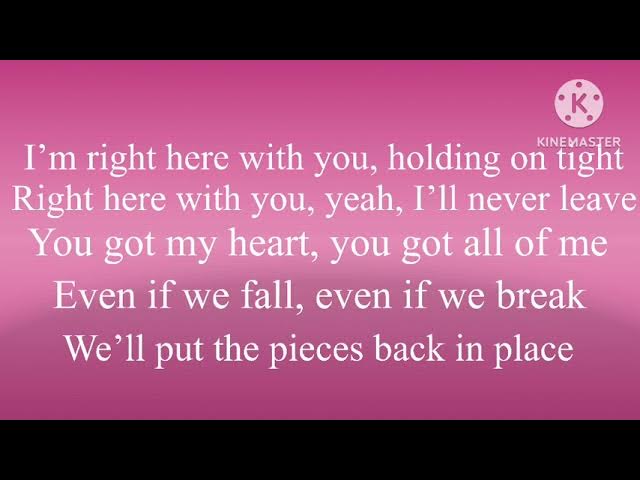 Video thumbnail for Right Here With You - Lyric Song