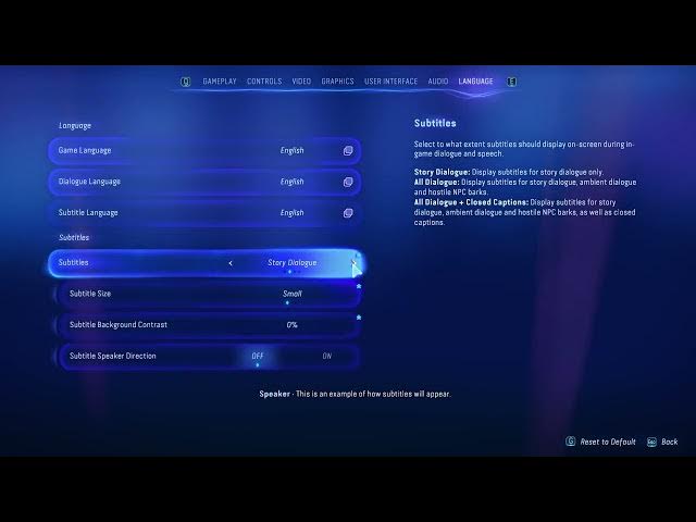 Video thumbnail for How To Manage Subtitles In Avatar Frontiers Of Pandora