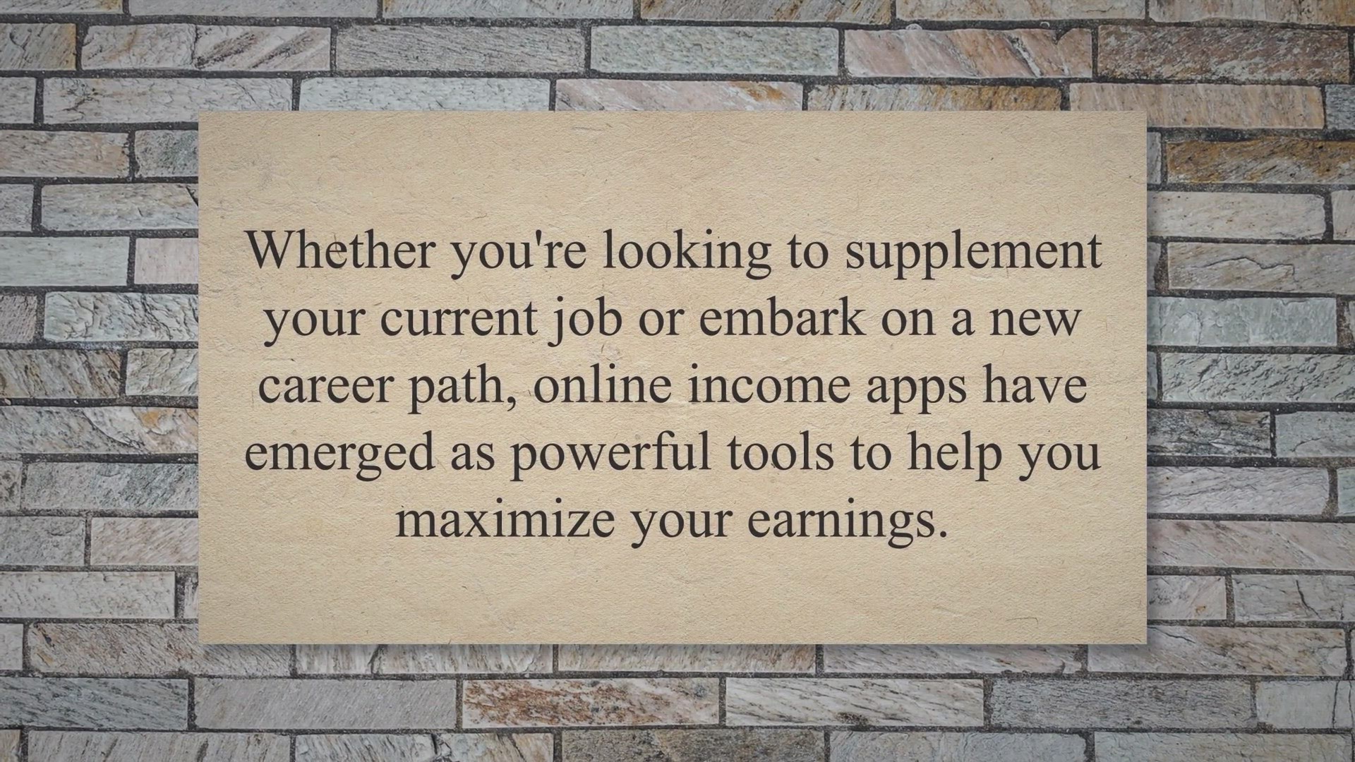 Video thumbnail for Unlocking the Potential: Top 10 Online Income Apps for Maximizing Your Earnings