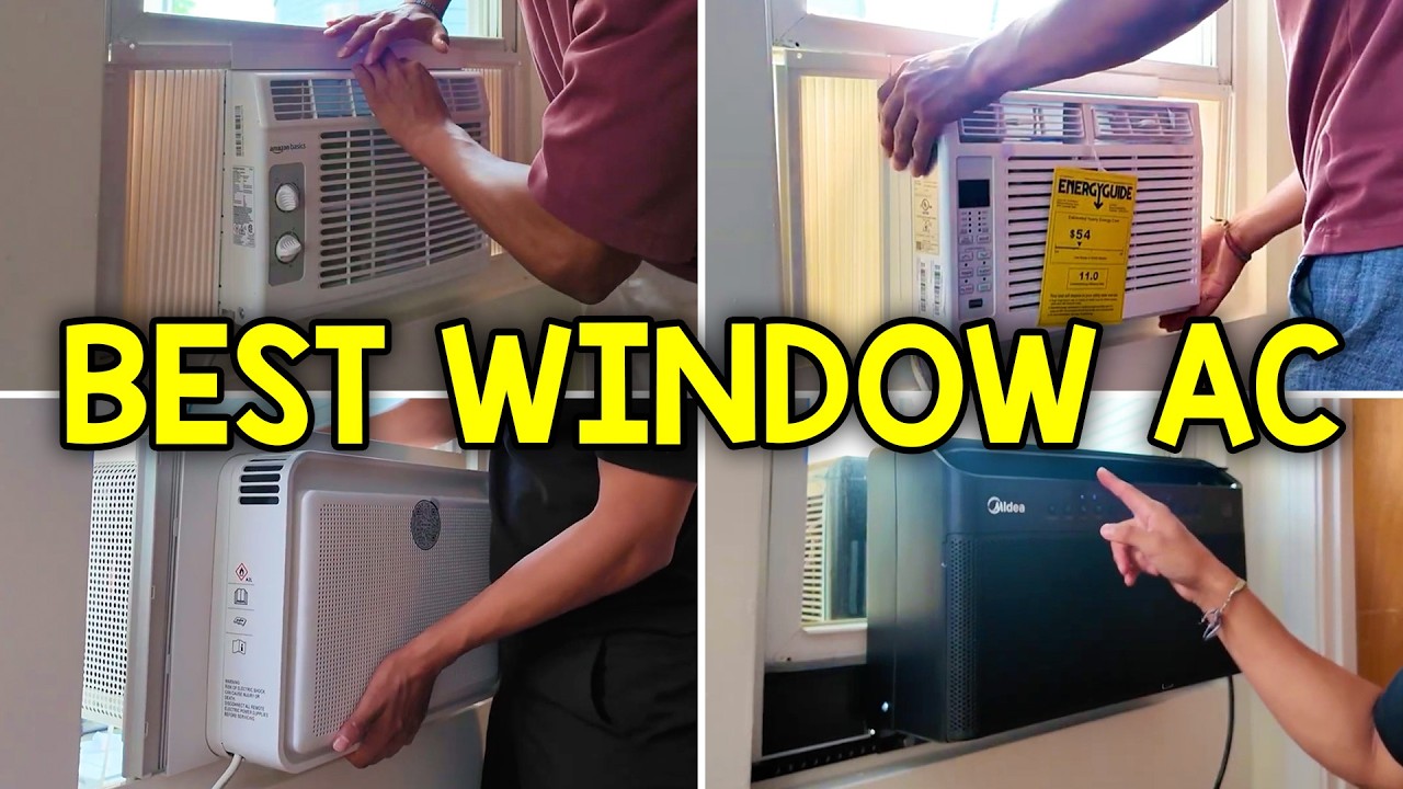 Video thumbnail for I Tested The 4 BEST Window Air Conditioners