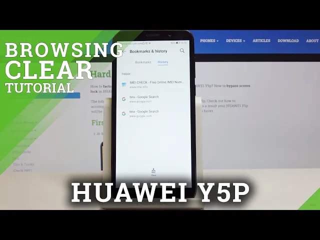 Video thumbnail for How to Erase Brower Storage in HUAWEI Y5p – Delete Browsing History