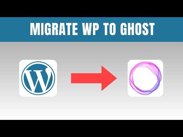 Video thumbnail for How to Migrate WordPress to Ghost Faster | Import Content to Ghost Tutorial
