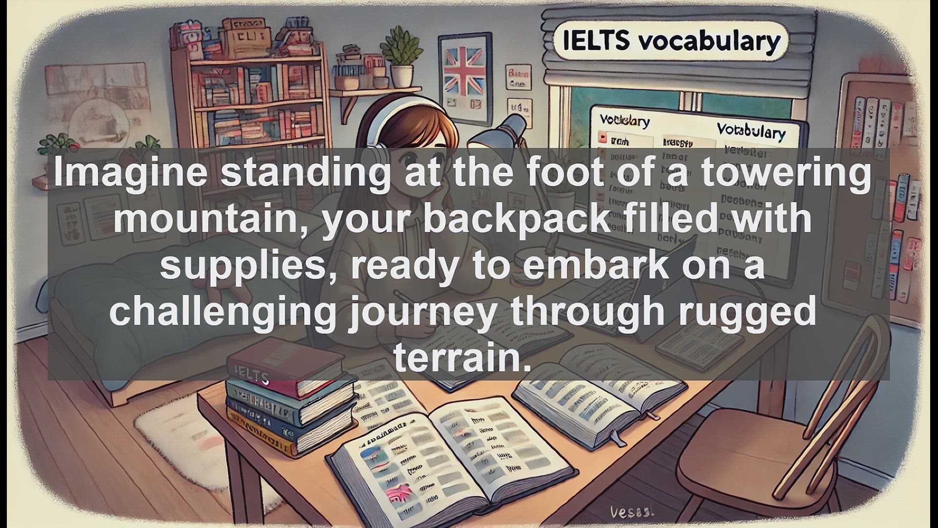 'Video thumbnail for 2000 Must Know IELTS 9.0 Vocabulary - IELTS Vocabulary: Mastering the Word 'Trek''