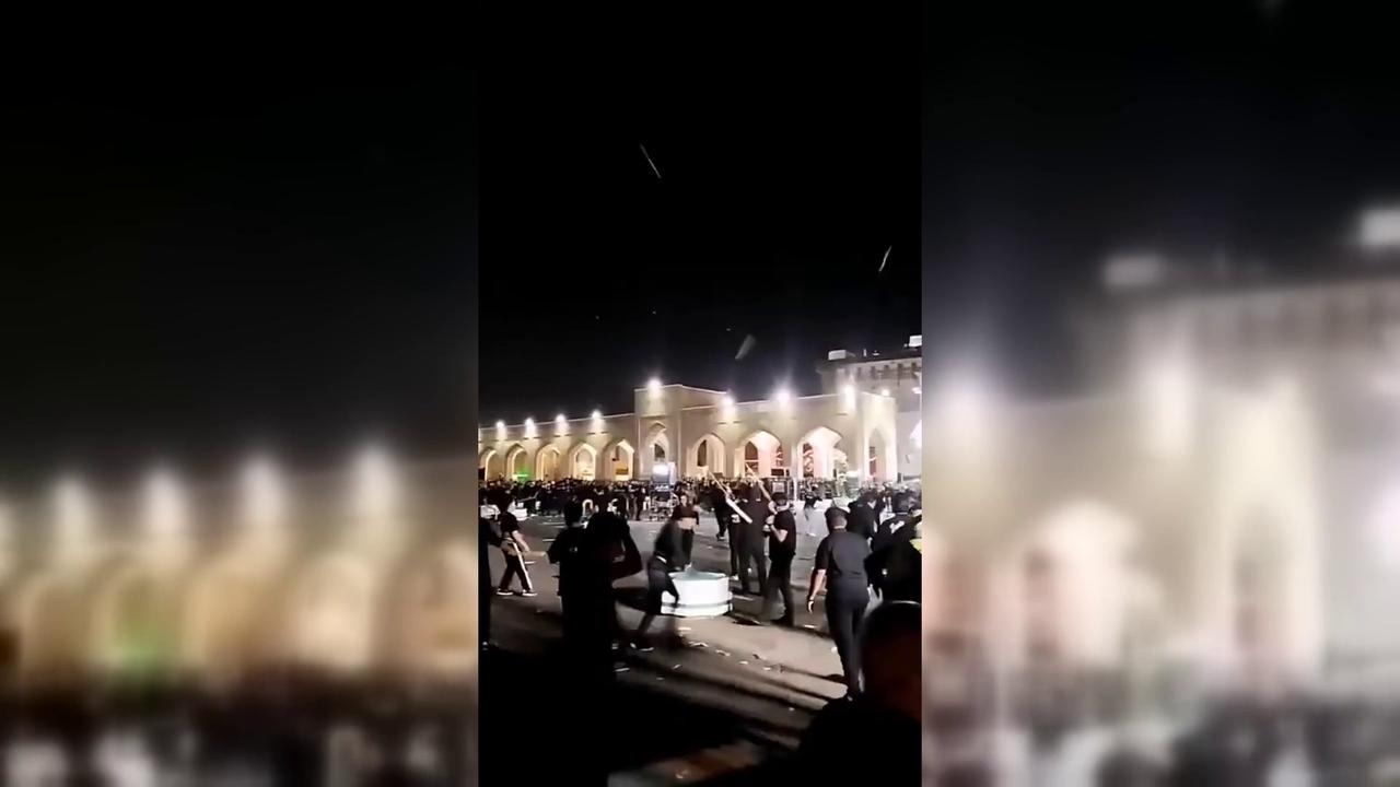 Video thumbnail for Iran: Clashes Erupt Inside Religious Shrine in Iran.
