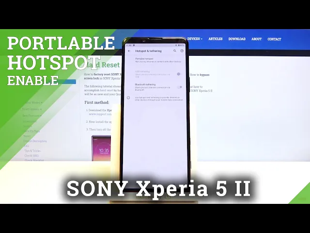 Video thumbnail for How to Enable Portable Hotspot in SONY Xperia 5 II – Network Access Point