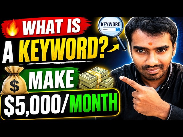 Video thumbnail for The Keywords Nobody Talks About That Make $5,000/Month | How to Do Keyword Research