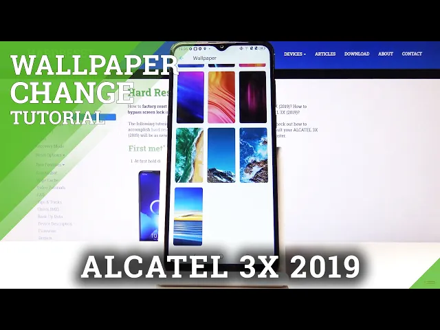 Video thumbnail for How to Change Wallpaper in ALCATEL 3X (2019) – Desktop Update
