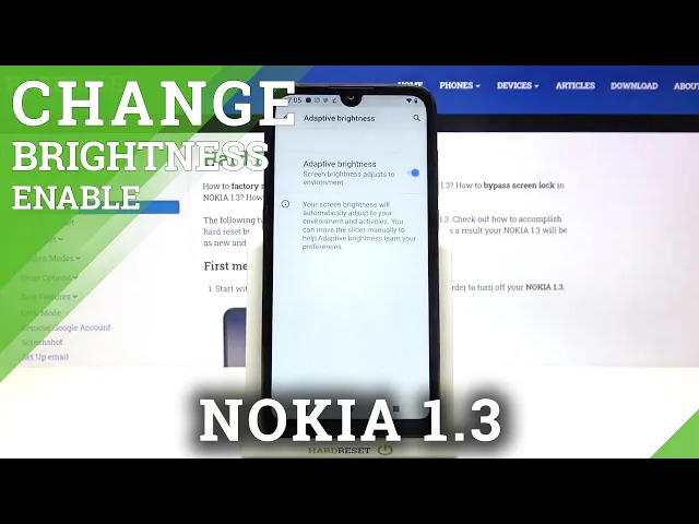 Video thumbnail for How to Enable Auto Brightness on NOKIA 1.3 – Use Adaptive Brightness