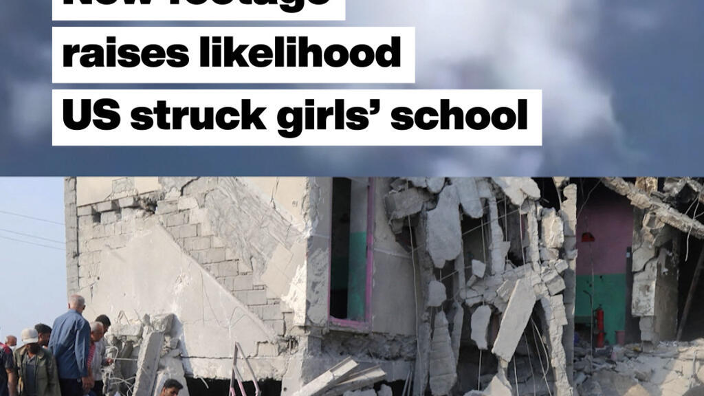 Video thumbnail for New footage raises likelihood the US struck Iranian girls’ school