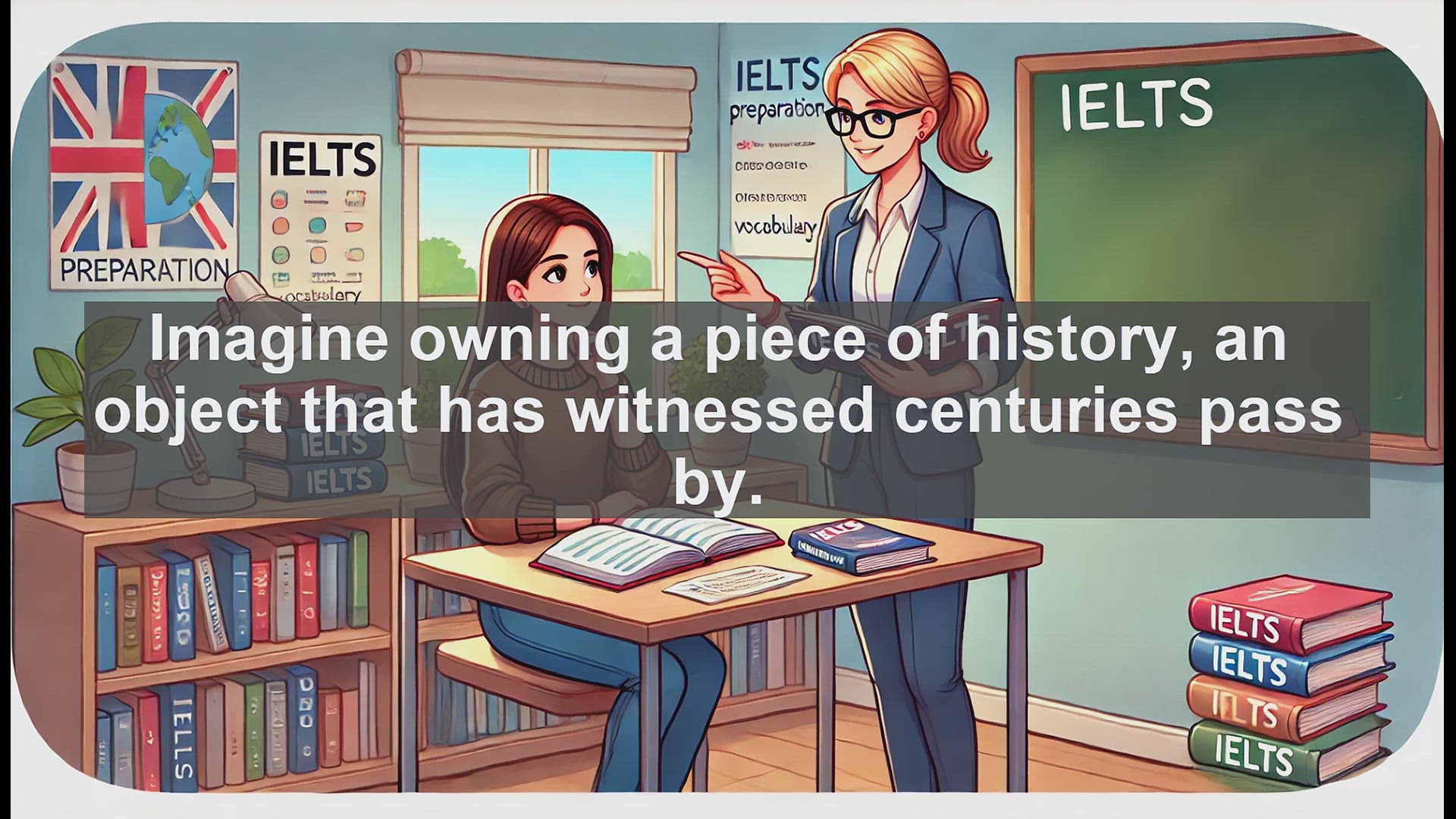 'Video thumbnail for 5000 Must Know IELTS 8.0 Vocabulary - Understanding 'Antique': A Word with Historical Value'