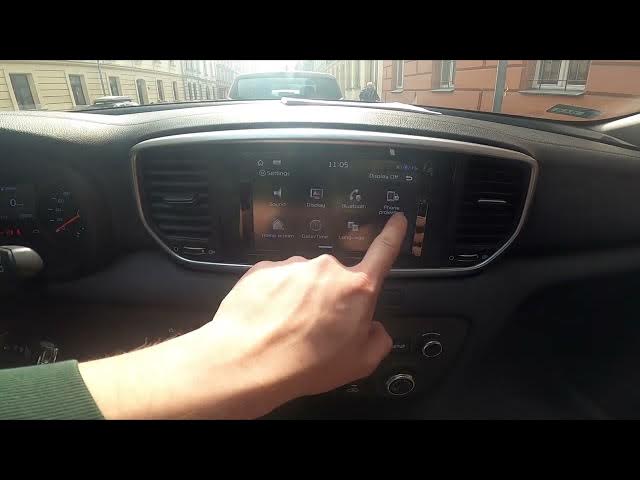 Video thumbnail for Kia Sportage IV gen   enable disable apple carplay