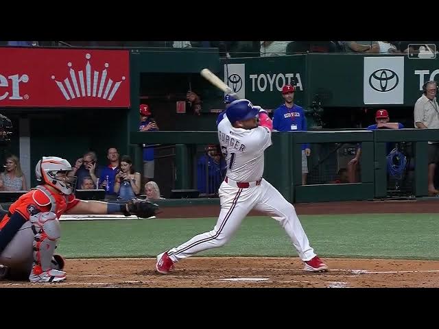 Video thumbnail for Jake Burger SMACKS a Solo Home Run! | 4th HR of 2025 | Texas Rangers | 05/15/2025