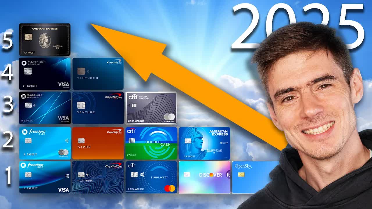 Video thumbnail for ben hedges: climb the credit card ladder in 2025: building credit, rewards & amex centurion