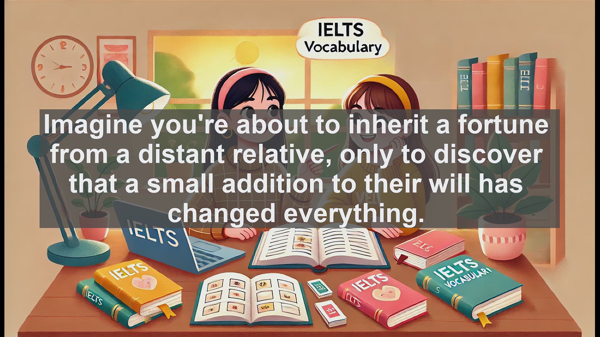 'Video thumbnail for 5000 Must Know IELTS 8.0 Vocabulary - What is a Codicil? Key Vocabulary for IELTS Success'