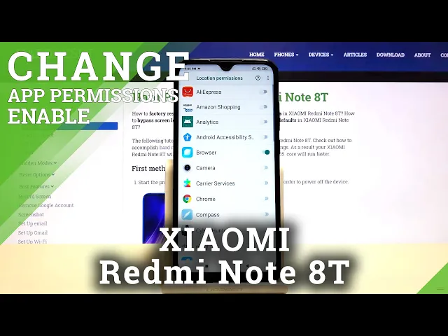 Video thumbnail for How to Open Apps Permissions on XIAOMI Redmi Note 8T – Control Apps