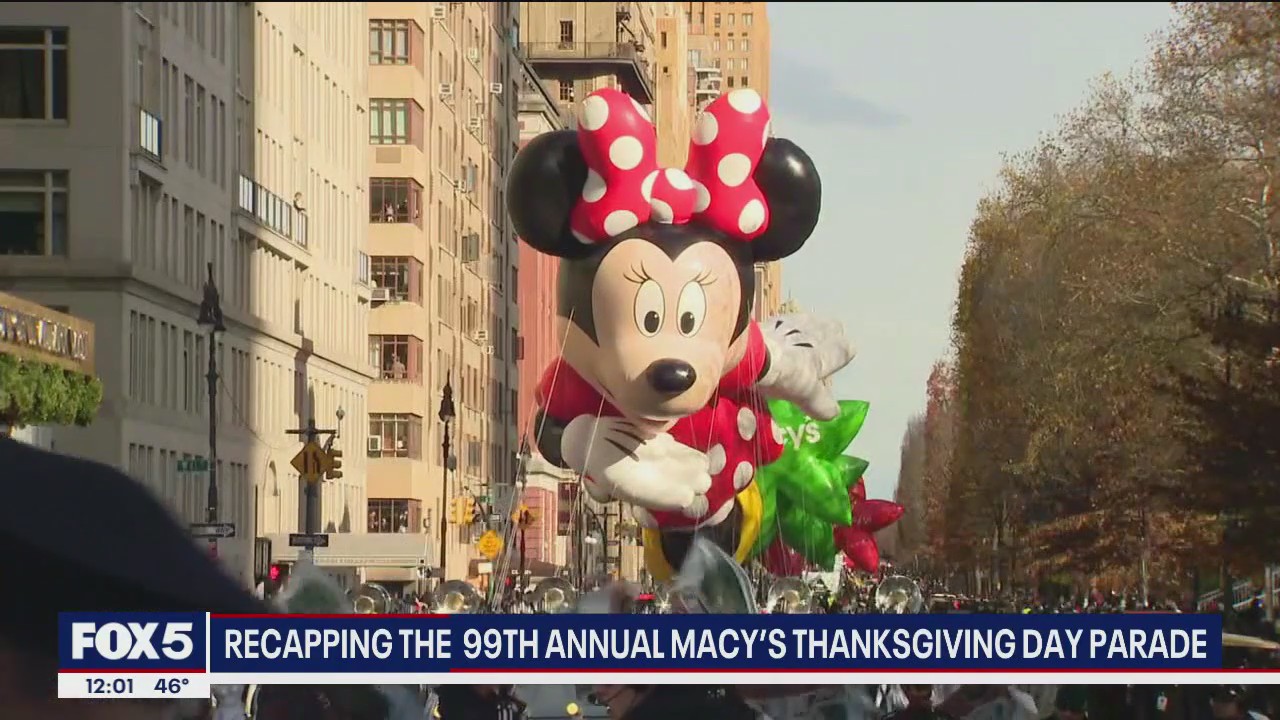 Video thumbnail for Recapping the 99th annual Macy's Thanksgiving Day Parade