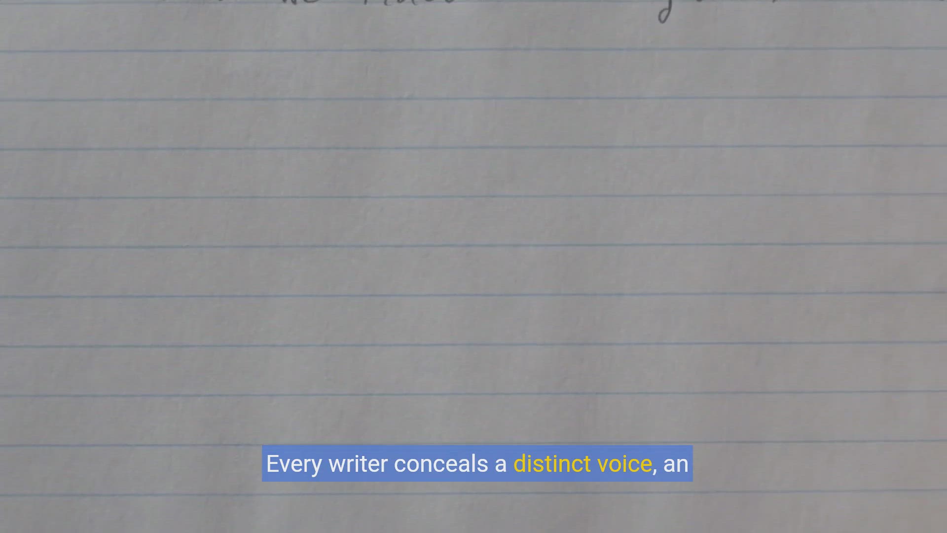 'Video thumbnail for Unleash Your Unique Writing Voice: A Step-by-Step Guide'