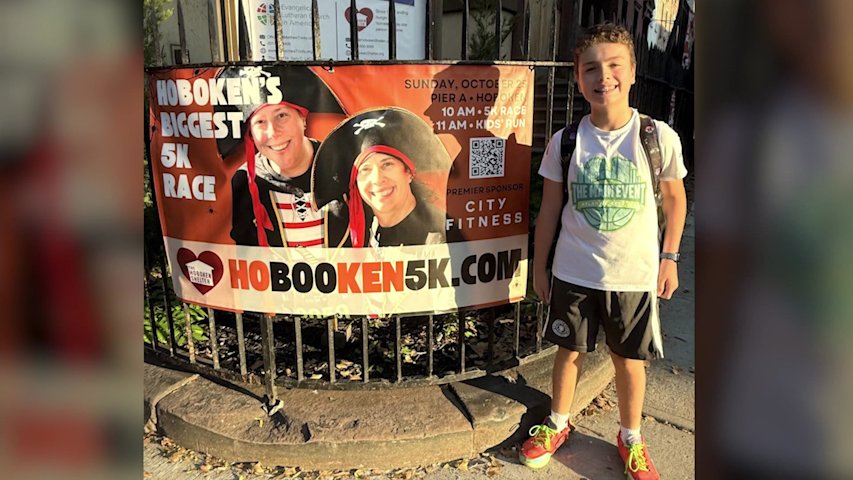 Video thumbnail for Jersey Proud: Hoboken boy turns 12, runs for the homeless