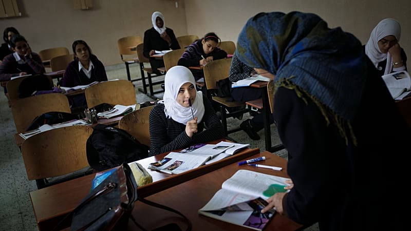 Video thumbnail for Libyan teachers extend strike over pay and working conditions