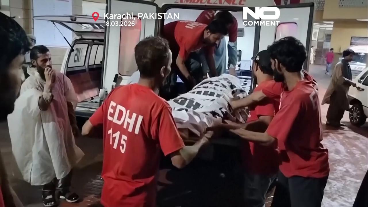 Video thumbnail for Pakistan: Karachi thunderstorm kills at least 16 as powerful winds wreak havoc