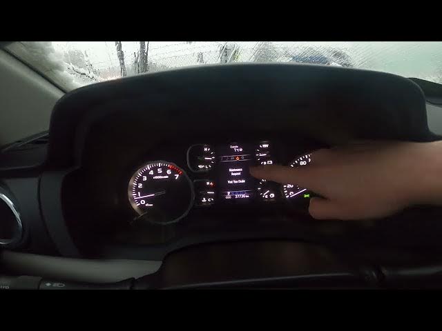 Video thumbnail for How to Check Notifications on Speedometer Display in Toyota Tundra II ( 2007 - now )