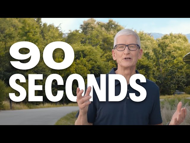 Video thumbnail for Apple “Awe Dropping” iPhone Event in 90 Seconds