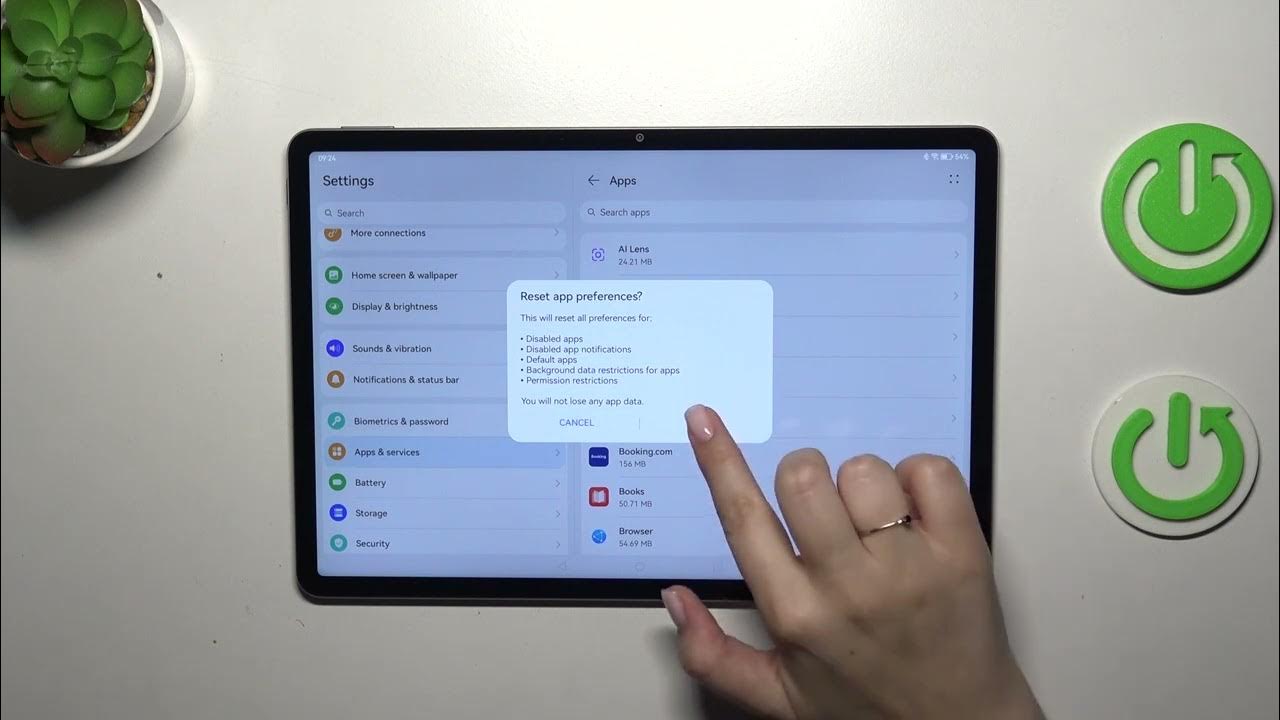 Video thumbnail for How to Reset App Preferences on HUAWEI MatePad 11.5